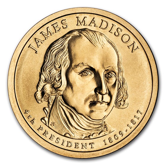 2007-P James Madison Presidential Dollar BU 2007-P James Madison Presidential Dollar BU